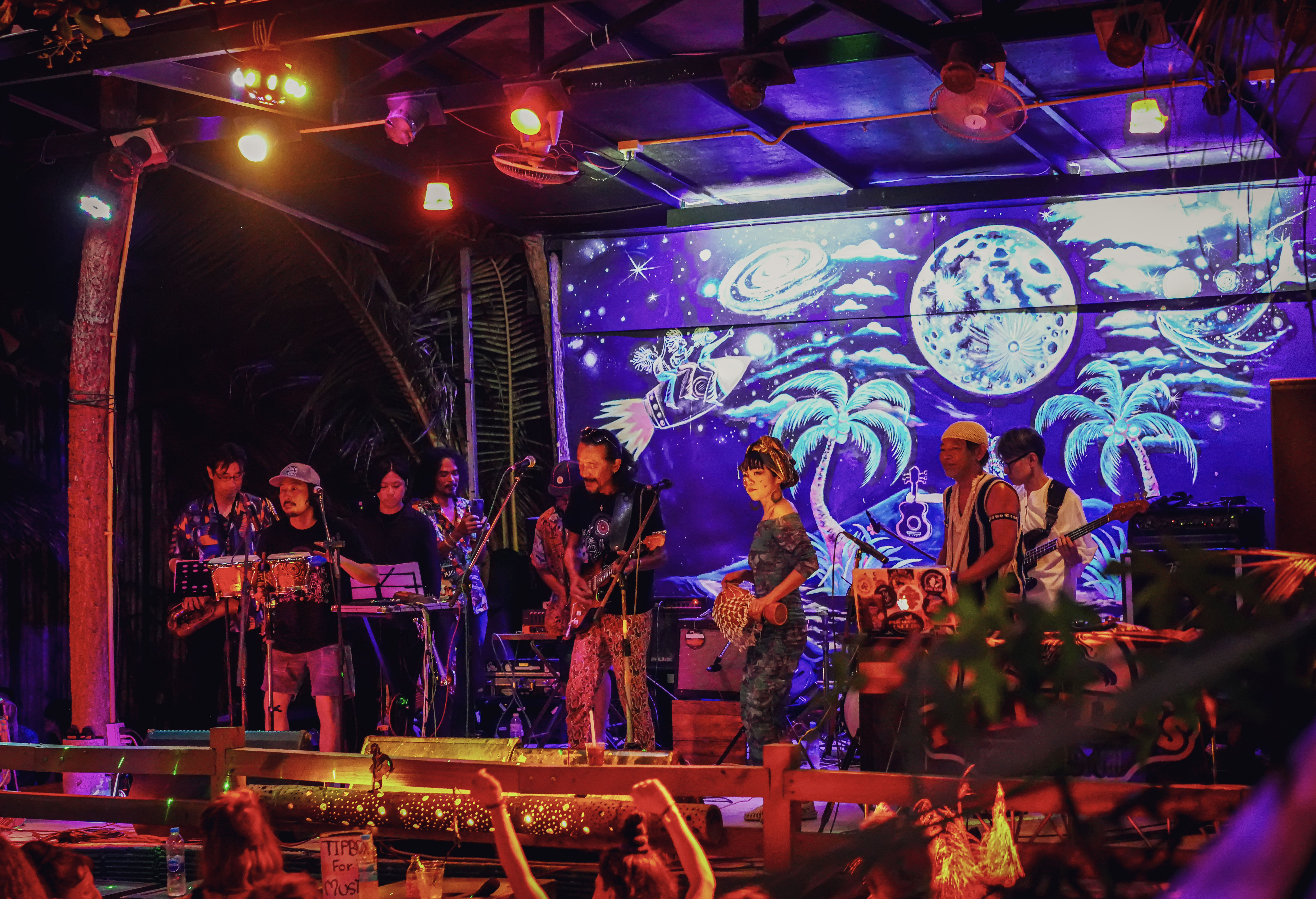 Rasta Home band performing live on stage