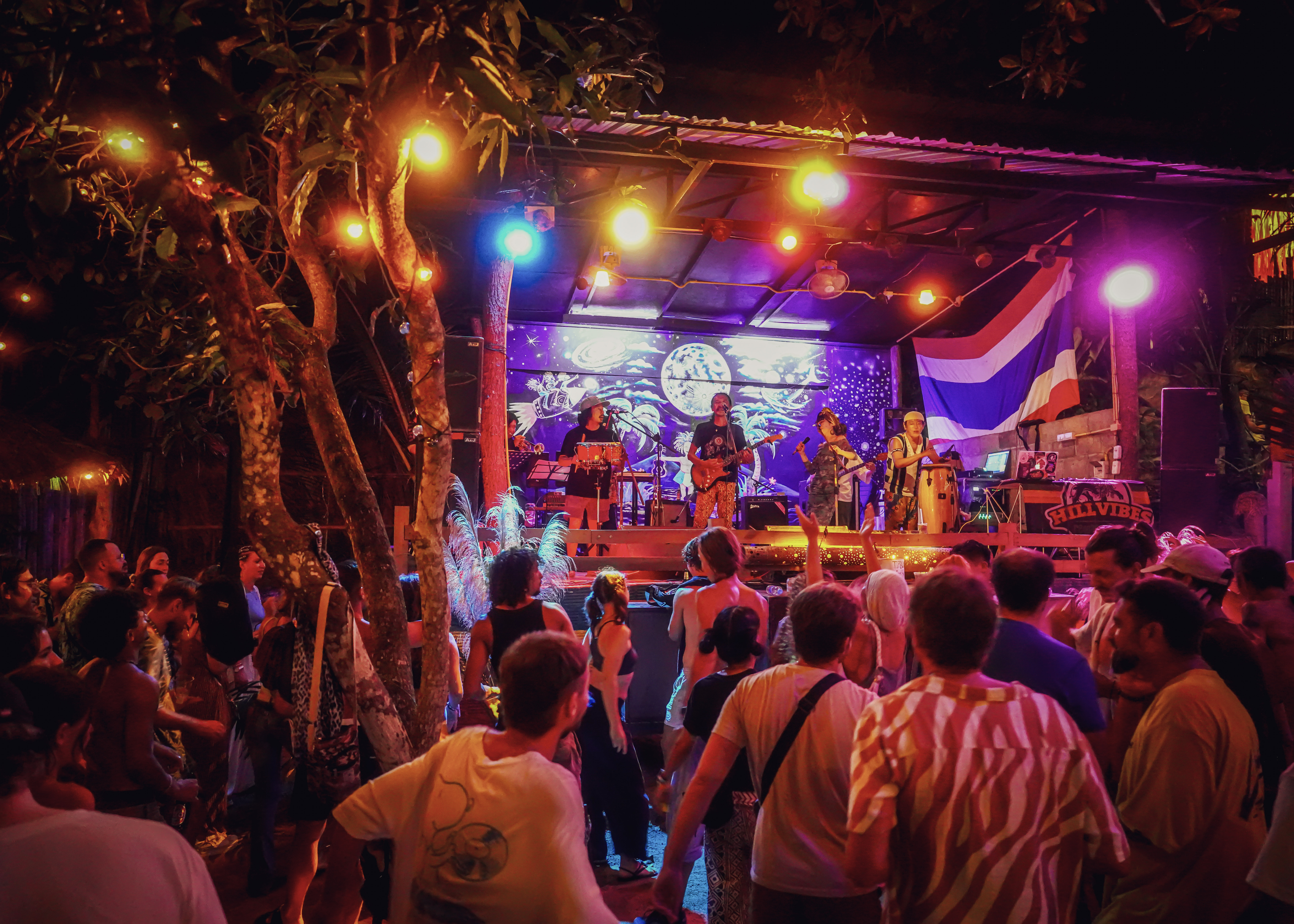 Rasta Home stage view from the audience area looking up